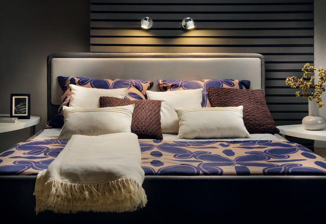 Black Red White, komplet pościeli satynowej Modern