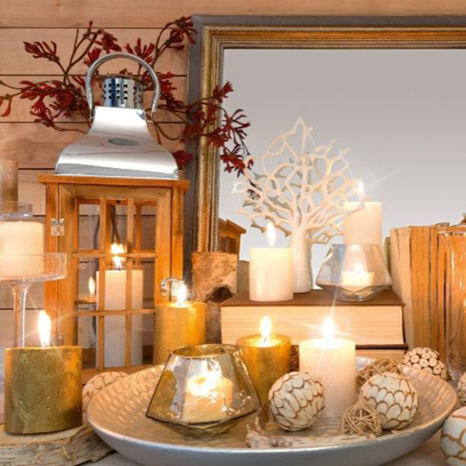  Black Red White, lampiony i świece dekoracyjne