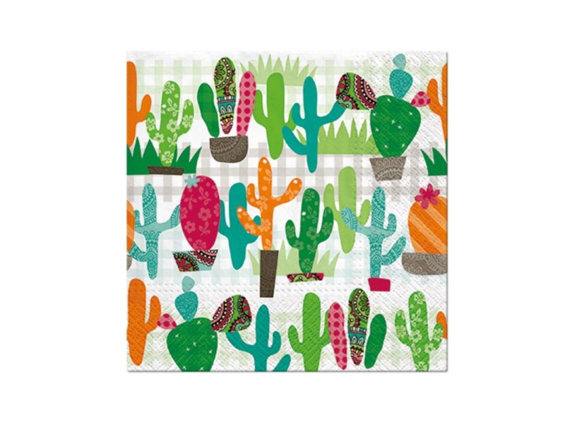 Serwetki Cactus Garden