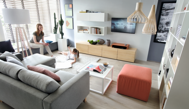 Pomieszczenie w stylu lagom