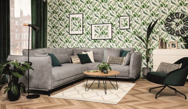 Wzór na oryginalne wnętrze? Modne printy w salonie i sypialni