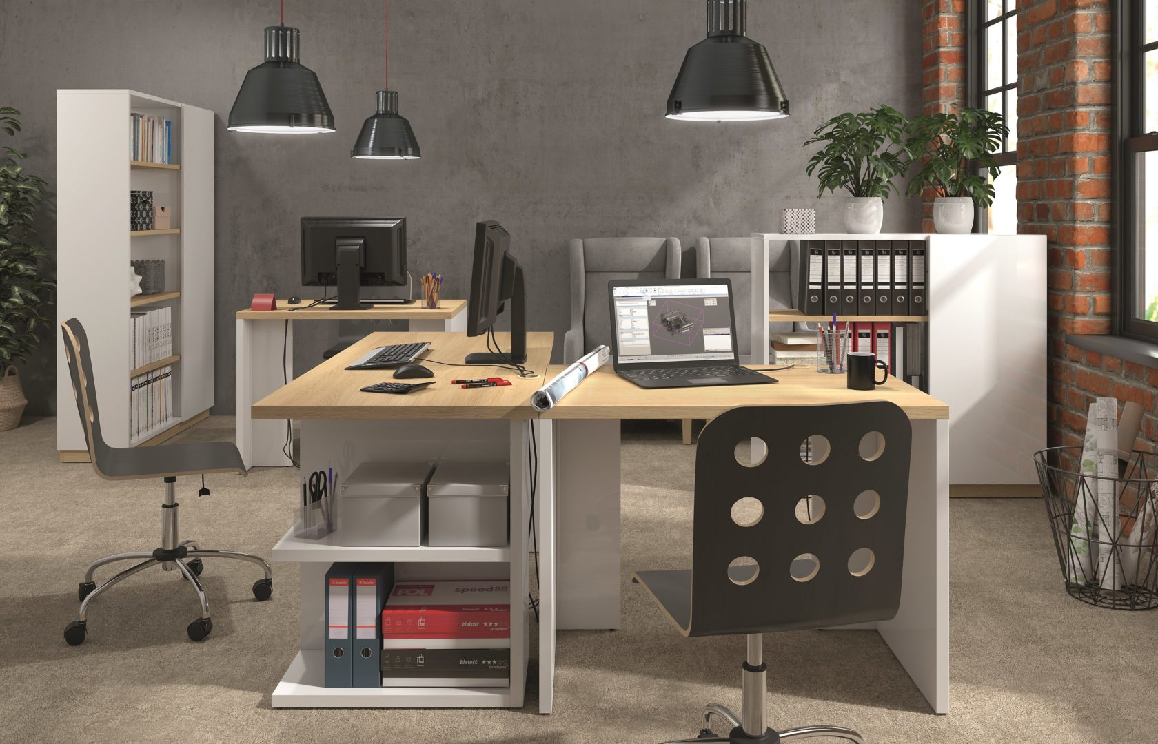 Nowoczesne Biuro W Stylu Industrialnym Jak Je Stworzyć