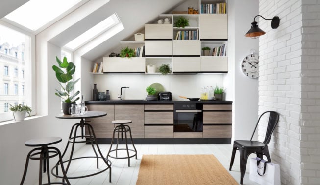 Kuchnia na poddaszu