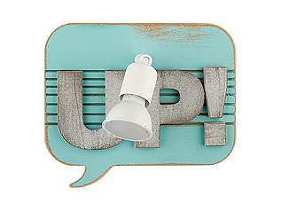 Miętowy kinkiet Comik Book