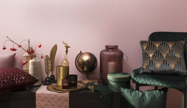 Nowa kolekcja dekoracji New Art Déco: złoto, geometria i welwet