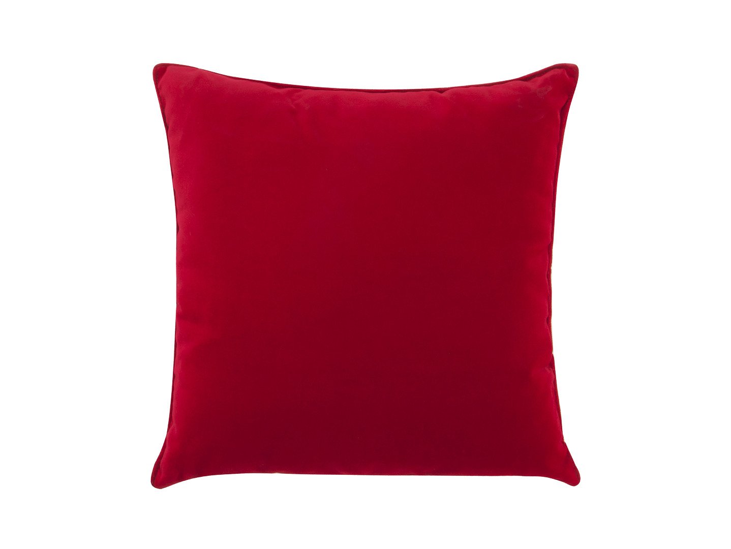 Czerwona poduszka Velvet