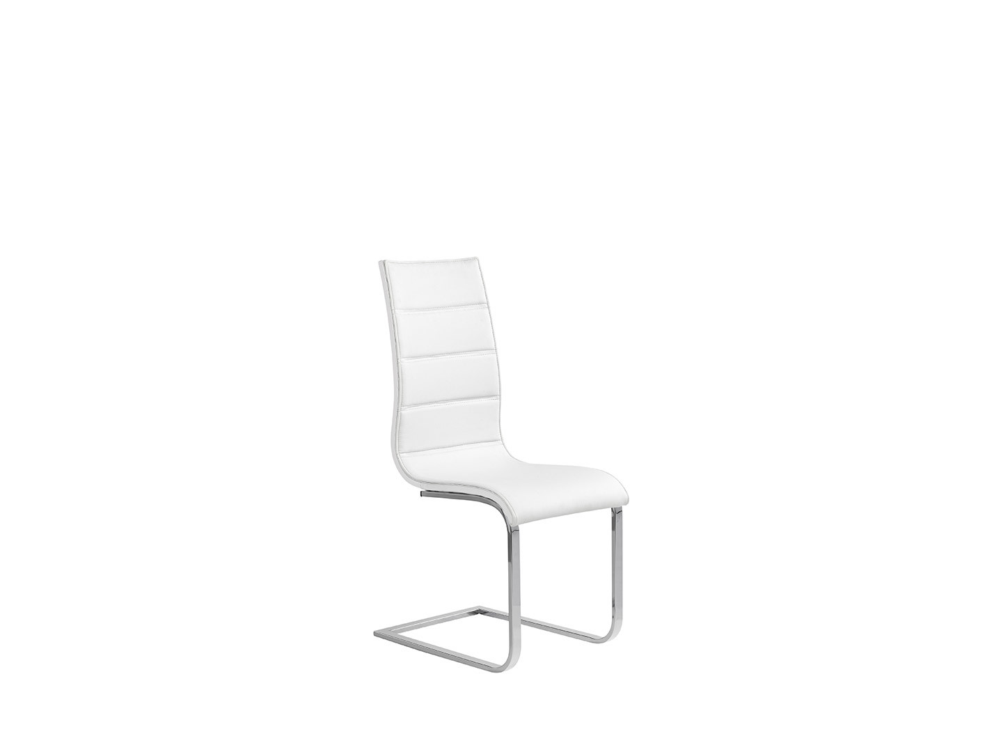 Nowoczesne białe krzesło