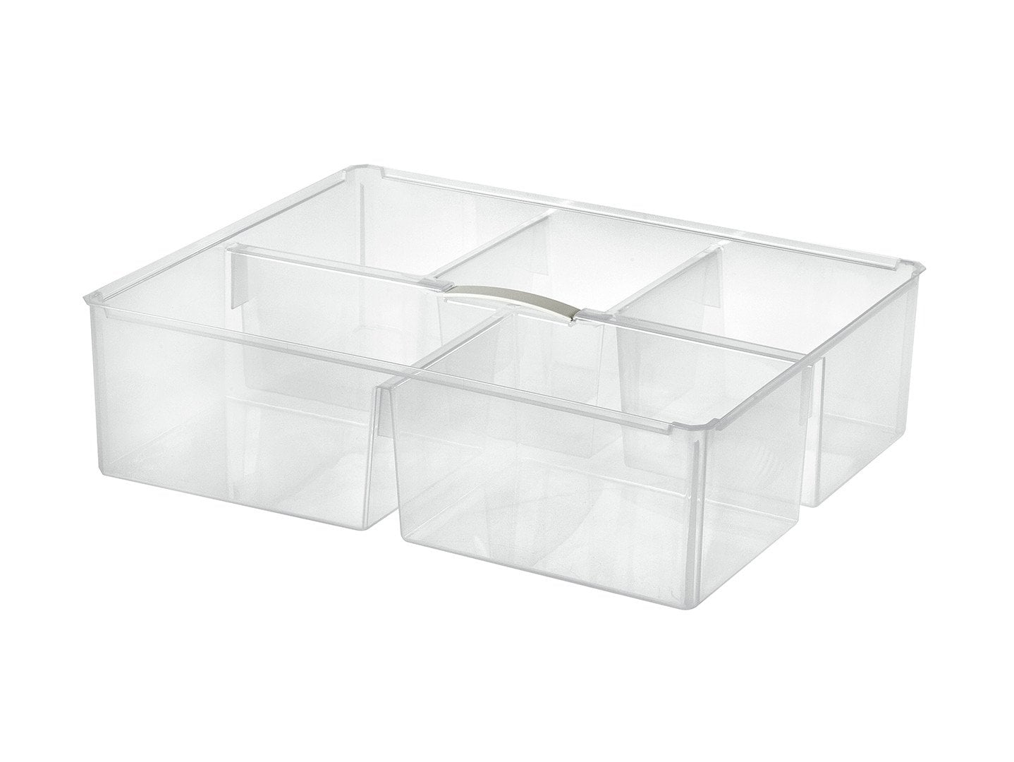 Transparentny organizer z rączką