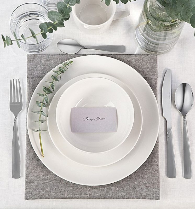 Zestaw obiadowy na przent ślubny