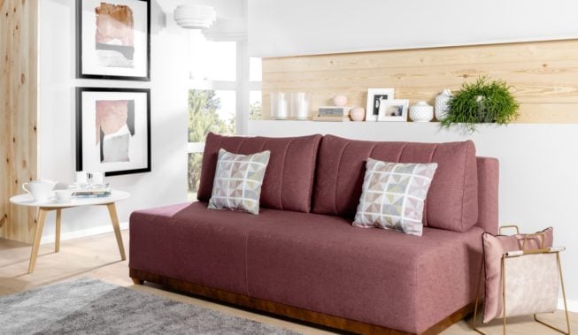 Stylishly pink: więcej niż po prostu różowa sofa