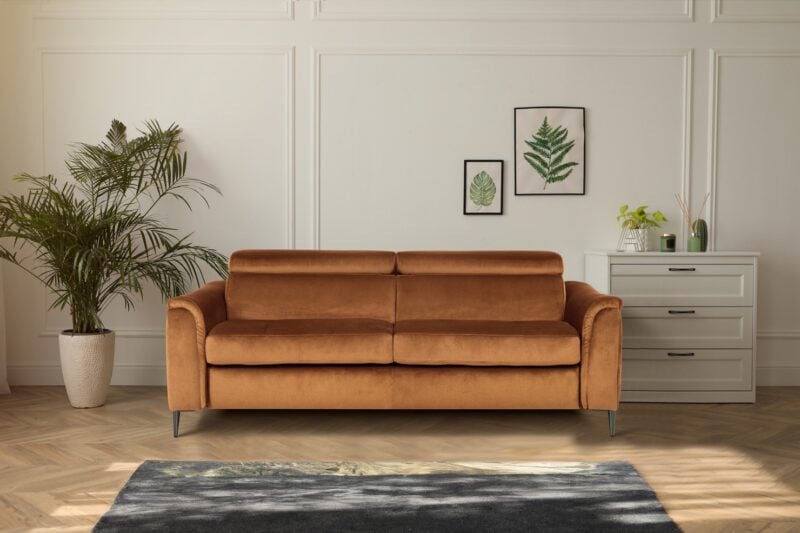 Sofa trzyosobowa Venus pomarańczowa