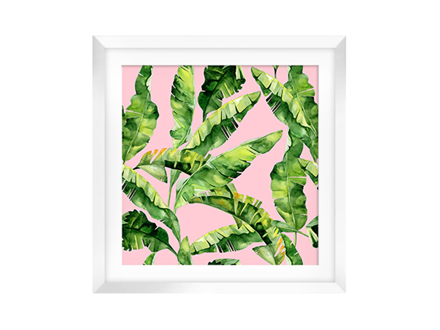 Obraz z liśćmi bananowca