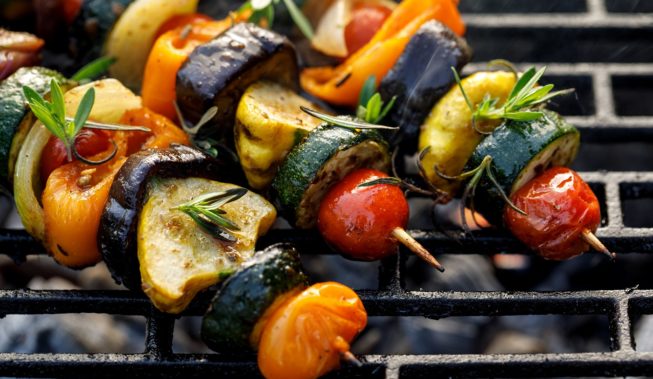 Vege potrawy z grilla