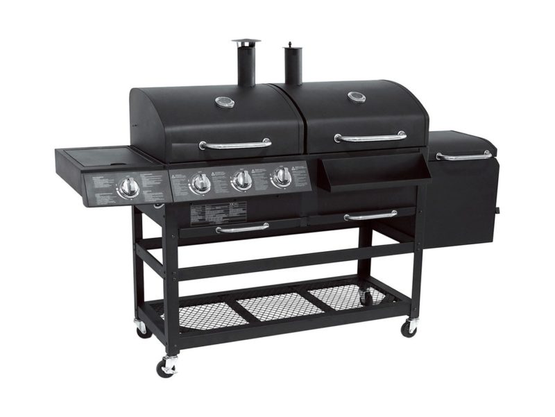 Grill gazowo-węglowy-wędzarnia Combo 3w1