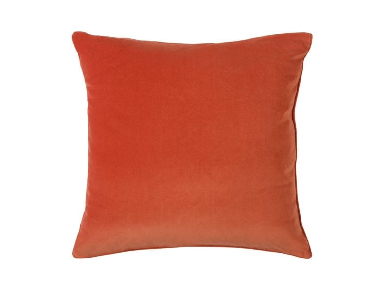 Pomarańczowa poduszka Velvet