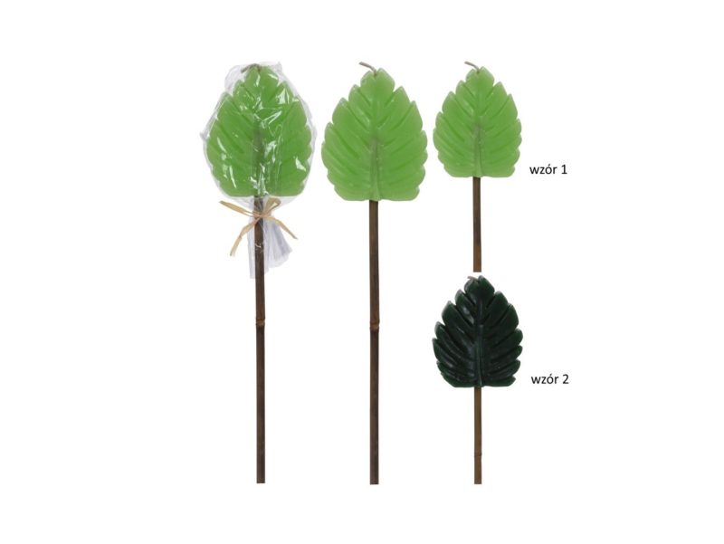 Świeca ogrodowa liść 