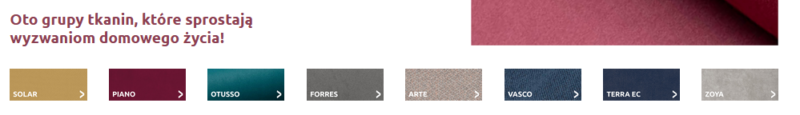 kolory tkanin clean