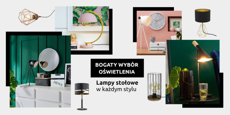 lampy stołowe