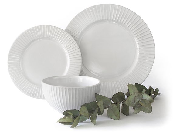 Komplet obiadowy Verona Bianco