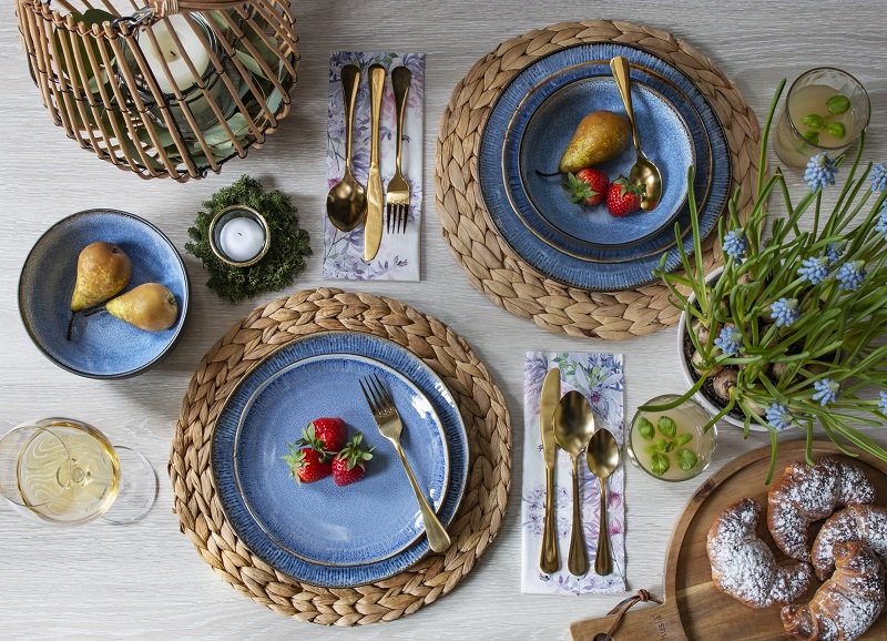 Talerz obiadowy Black Blue Jeans