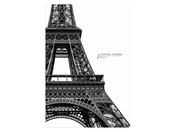 Plakat z wieżą Eiffela to świetny wybór dla miłośników podróży