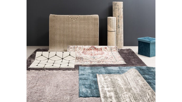 Dywany w geometryczne wzory - pomysł na oryginalne wnętrze