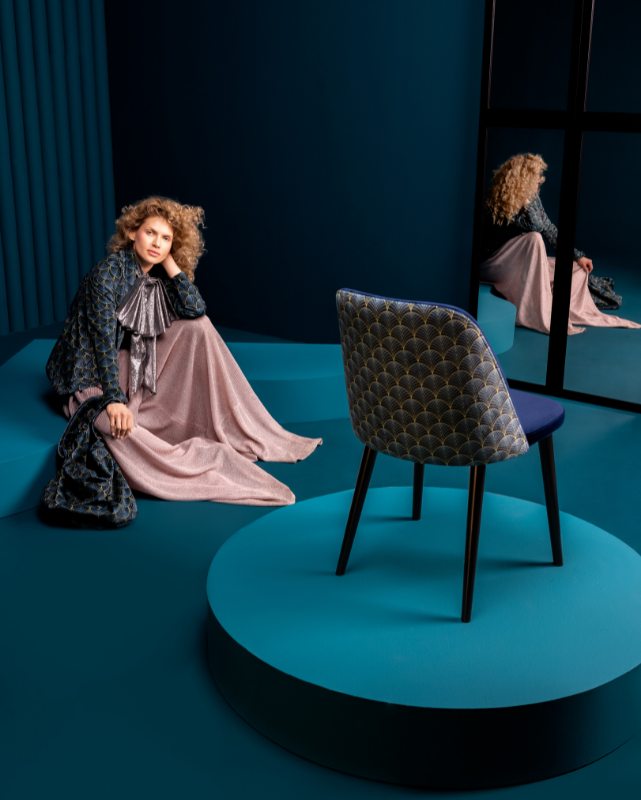 Fashion Trends Art Deco krzesło Aka