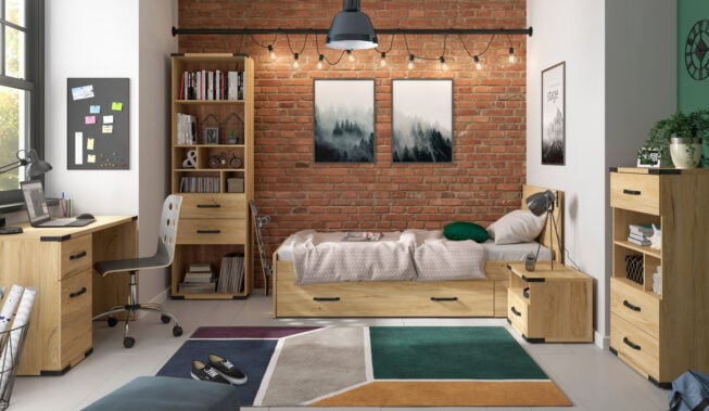 Jak urządzić pokój młodzieżowy w stylu loftowym?