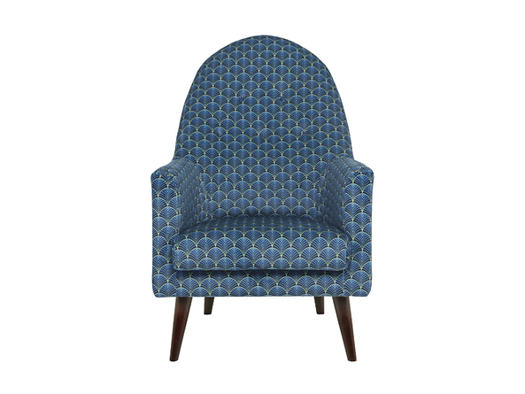 Fotel Emilly w stylu Art Deco