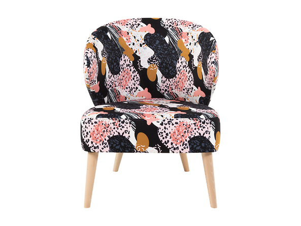 Fotel Garita w abstrakcyjny wzór