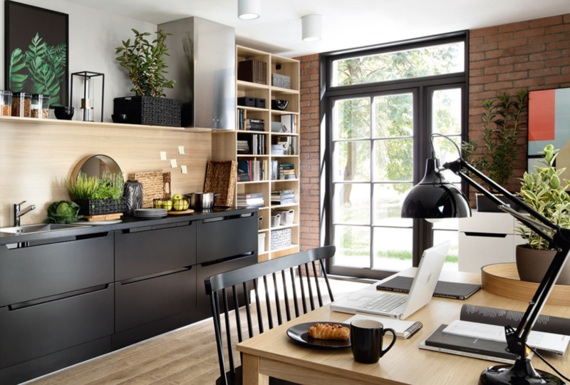 Kuchnia otwarta na salon