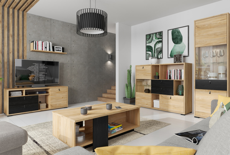 Beton na ścianie - jakie meble pasują do surowego charakteru wnętrza?