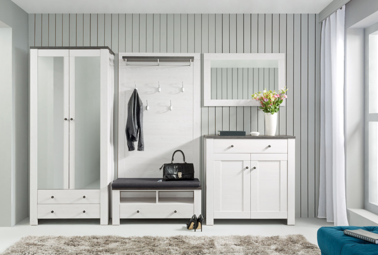 Meble skandynawskie Antwerpen - zestaw do przedpokoju