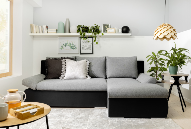 Narożnik Game - aranżacja japandi