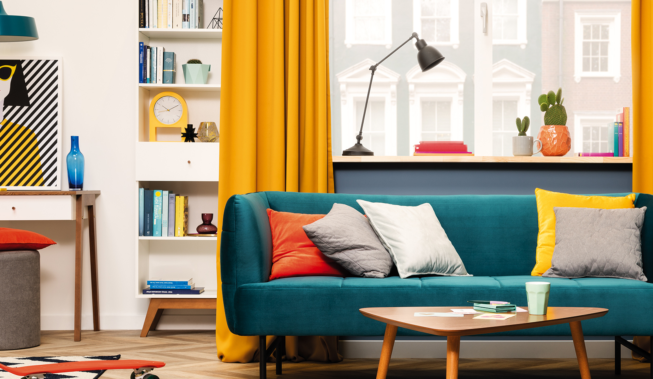 Siła prostoty i minimalizmu – salon w stylu vintage