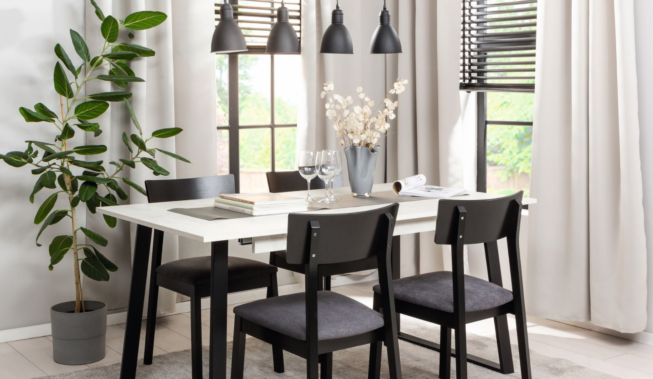 Aranżacja białej jadalni – pomysły na nieoczywisty wystrój