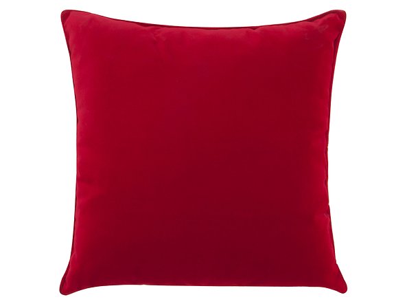 Poduszka Velvet czerwona