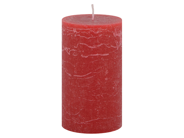 Świeca pieńkowa zapachowa czerwona