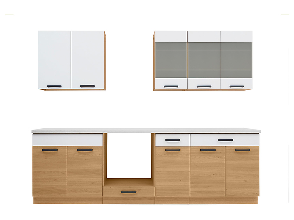 Komplet kuchenny z ociekarką Semi Line