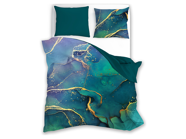 Pościel zielono-złota