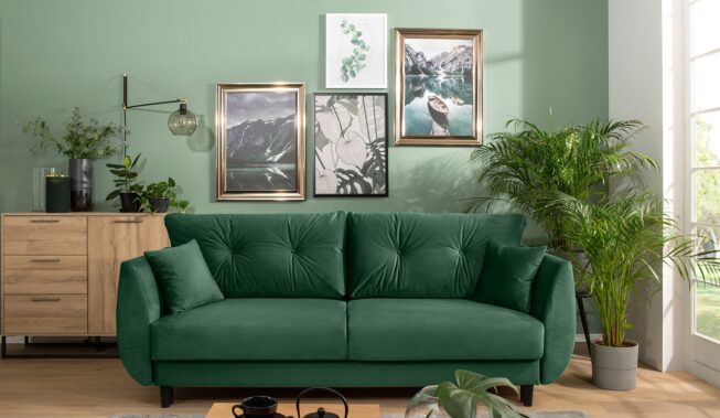 Obraz nad kanapą w salonie, czyli sposób na szybką metamorfozę wnętrza