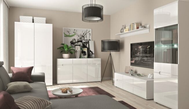 Nowoczesny salon szaro-beżowy: pomysły na aranżację stylowego wnętrza