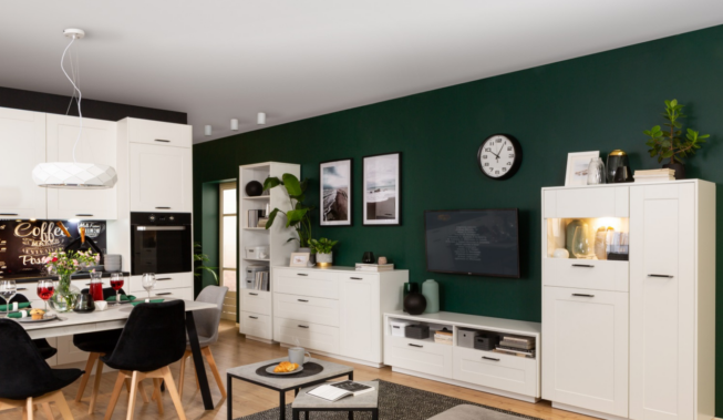 Kuchnia otwarta na salon