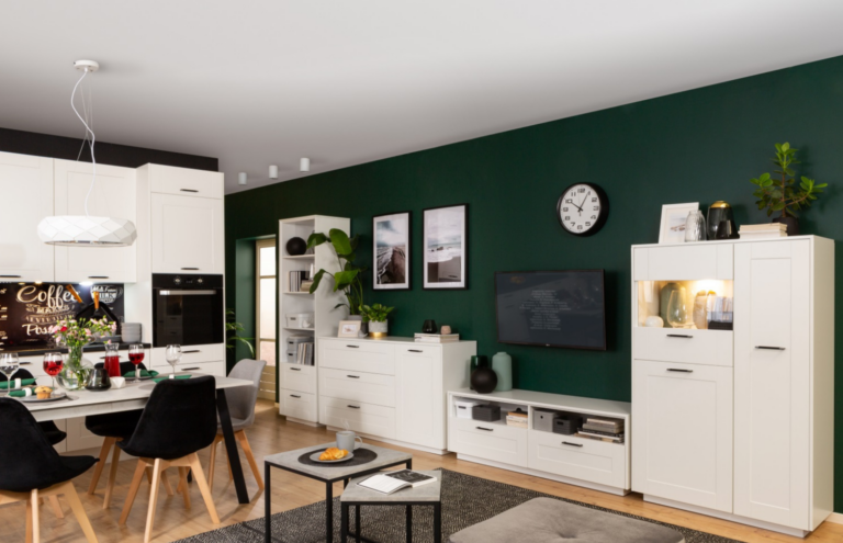 kuchnia z jadalnią w jednym