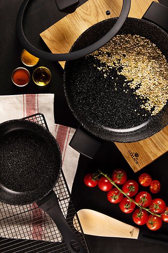 Patelnia Gerlach Granitec z 6-warstwowym dnem