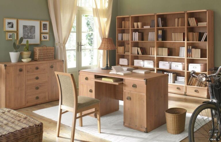 Gabinet w stylu kolonialnym