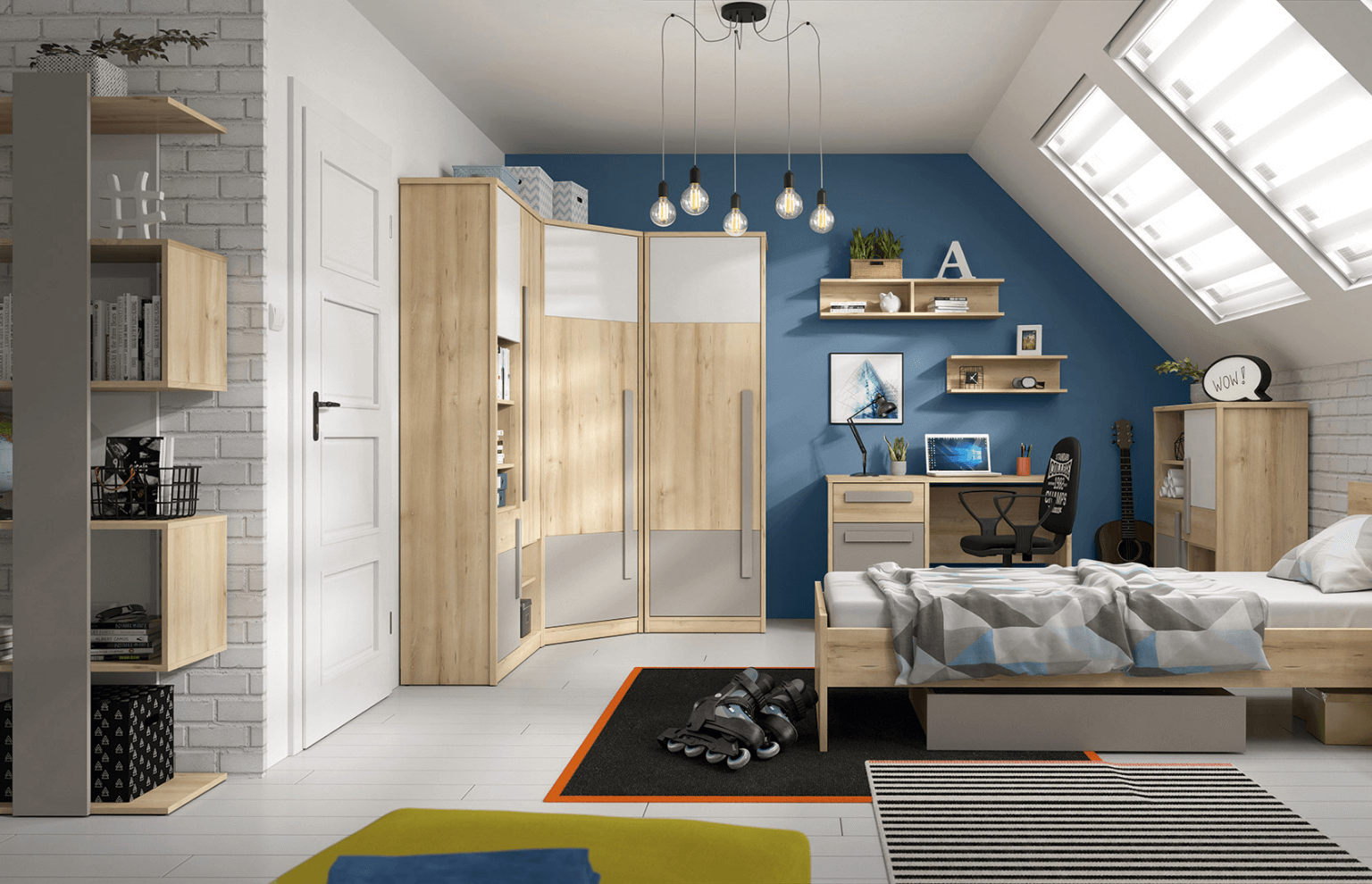 oswietlenie do pokoju mlodziezowego