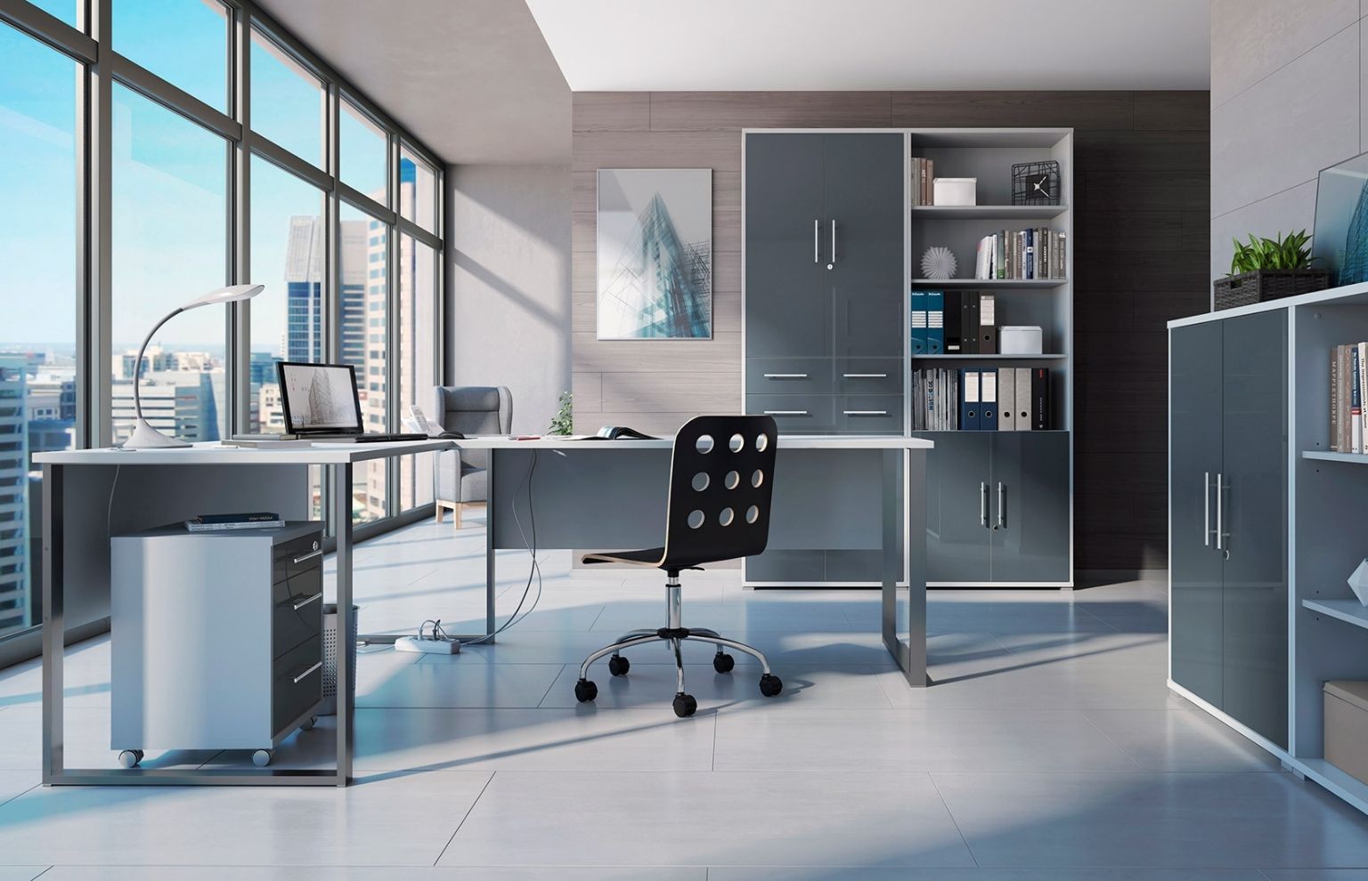 gabinet w stylu glamour