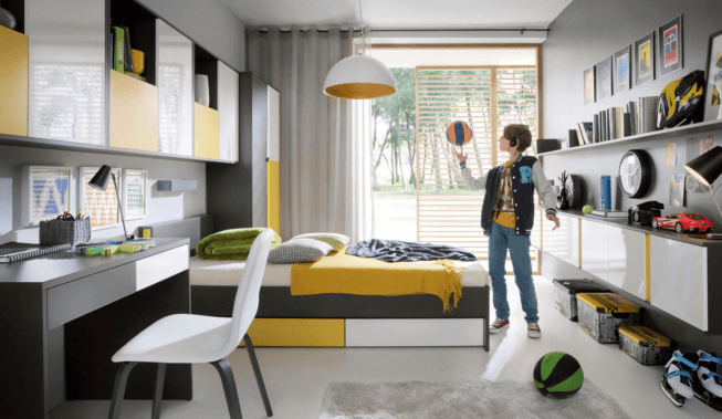 Meblościanka do pokoju młodzieżowego – sposób na funkcjonalną aranżację