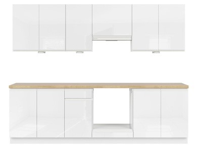 Komplet kuchenny Sole 260, Biały alpejski